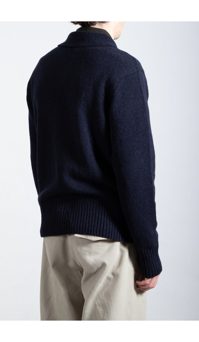 Parages Parages Vest / Sheperd Cardigan / Navy