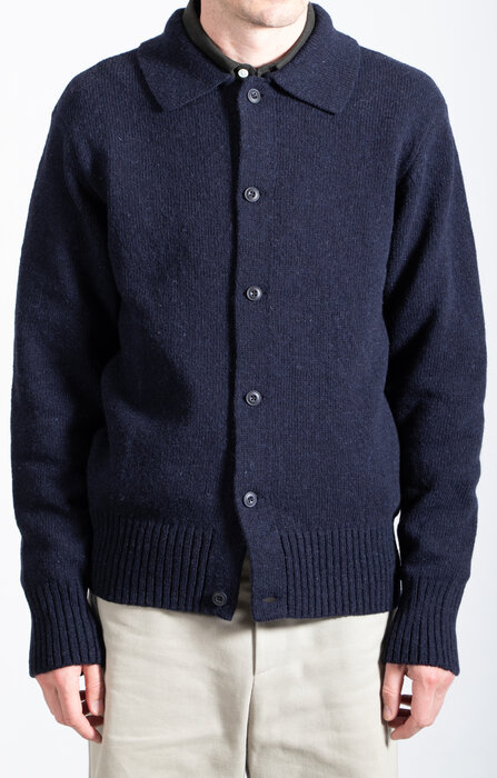 Parages Parages Vest / Sheperd Cardigan / Navy