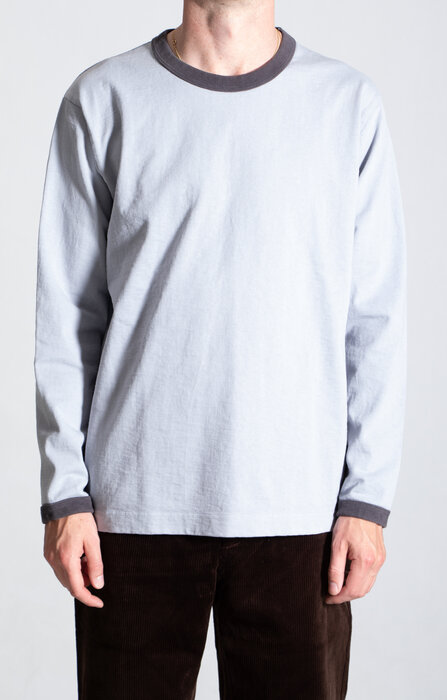 Jackman Jackman T-shirt / Dotsume LS T-shirt / Twilight Blue