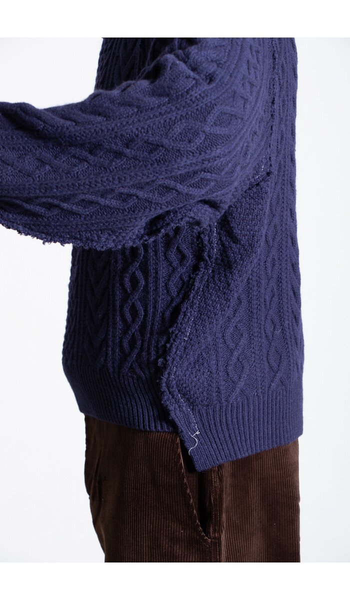 Camiel Fortgens Camiel Fortgens Sweater / Frankenstein Cable / Blueish Purple