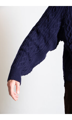 Camiel Fortgens Camiel Fortgens Sweater / Frankenstein Cable / Blueish Purple