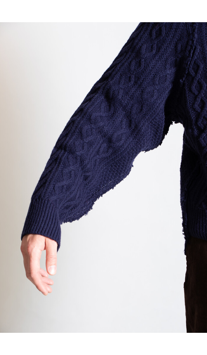 Camiel Fortgens Camiel Fortgens Sweater / Frankenstein Cable / Blueish Purple