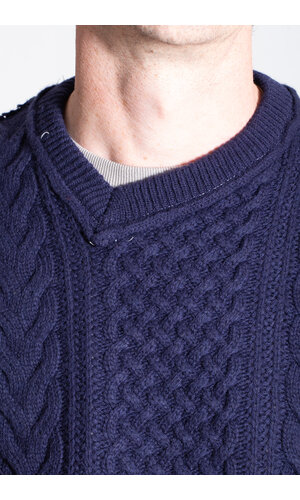 Camiel Fortgens Camiel Fortgens Sweater / Frankenstein Cable / Blueish Purple