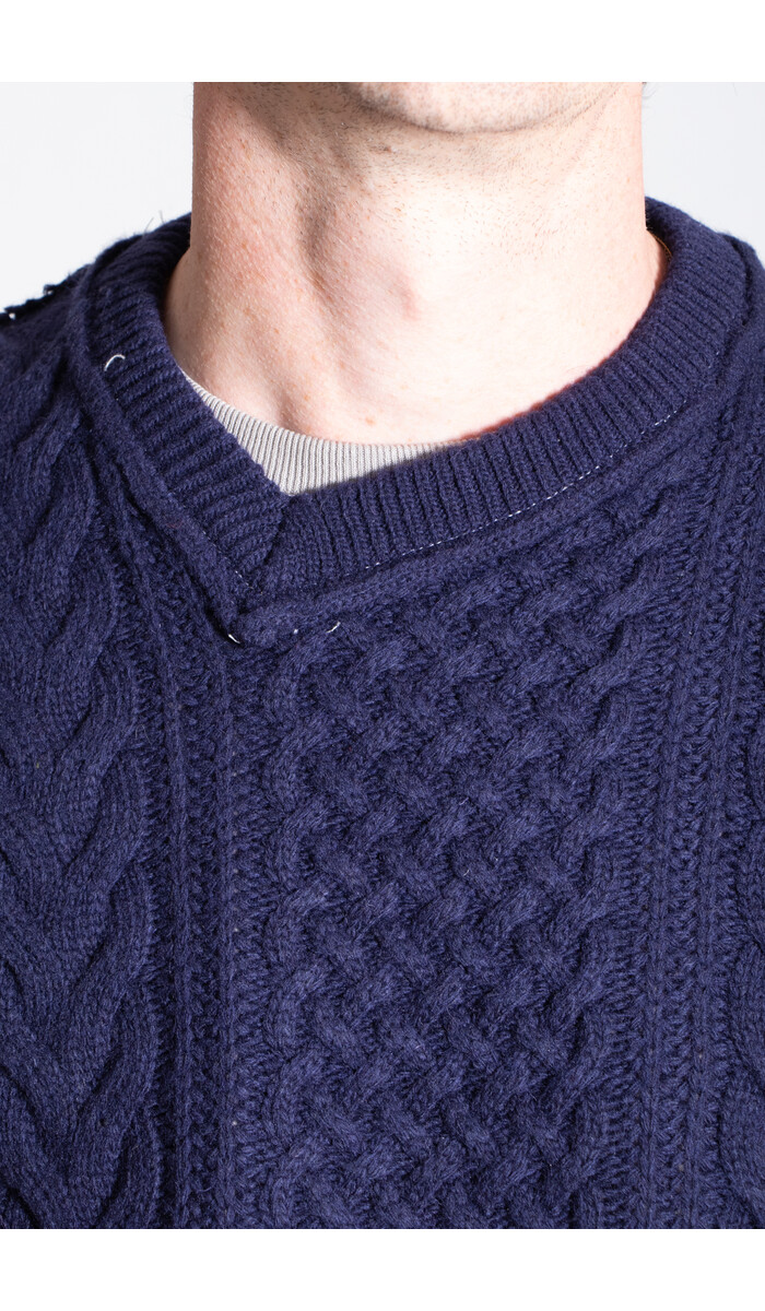 Camiel Fortgens Camiel Fortgens Sweater / Frankenstein Cable / Blueish Purple