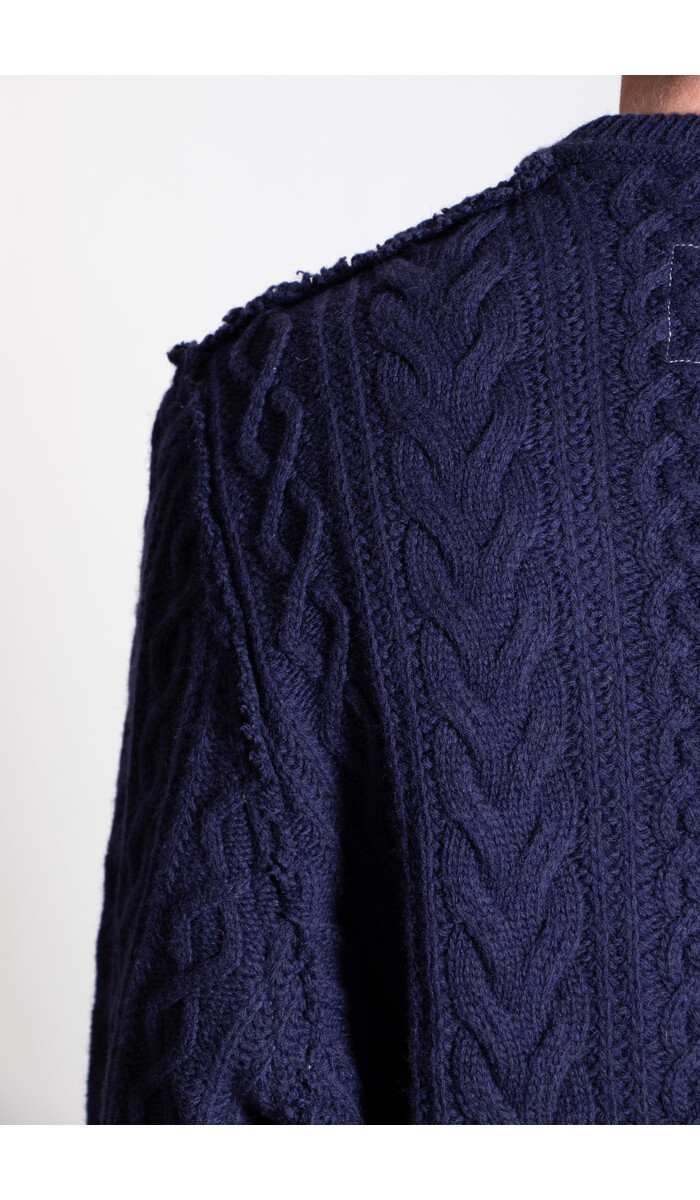 Camiel Fortgens Camiel Fortgens Sweater / Frankenstein Cable / Blueish Purple