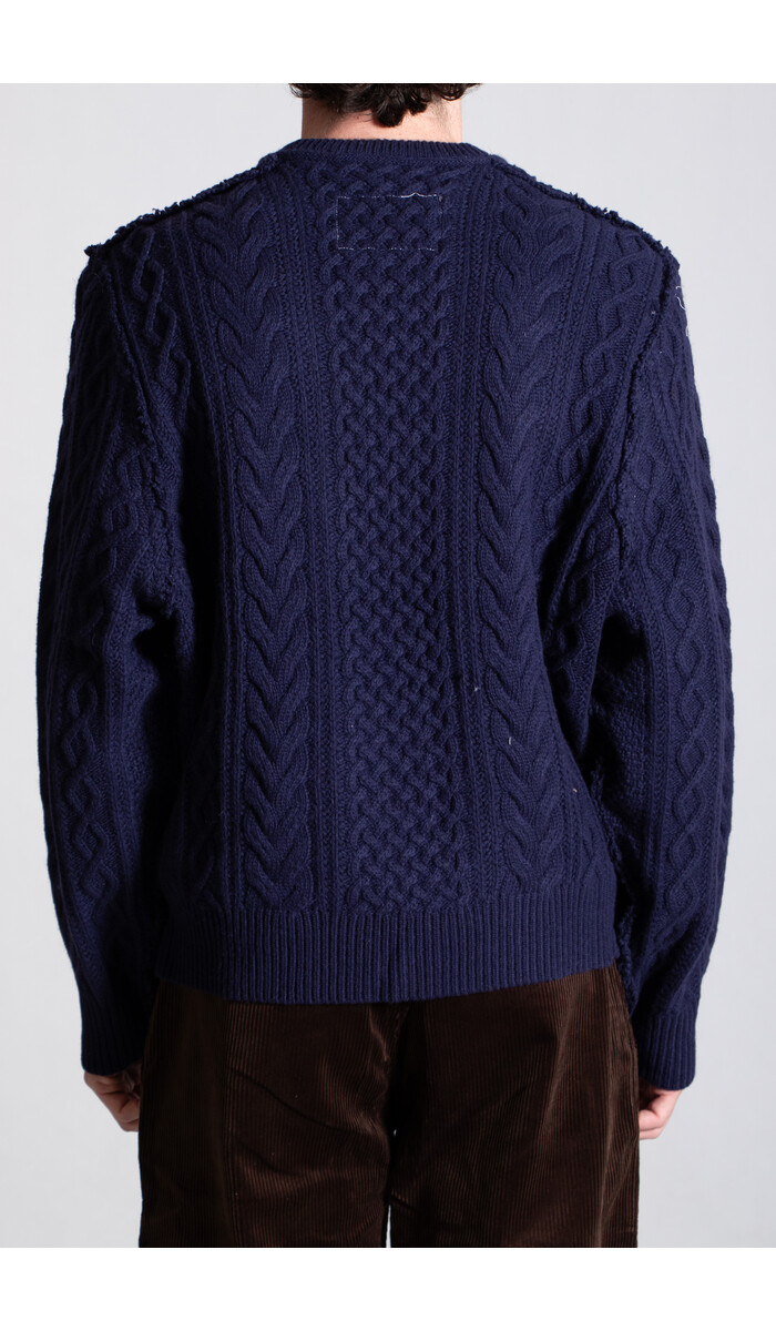 Camiel Fortgens Camiel Fortgens Sweater / Frankenstein Cable / Blueish Purple