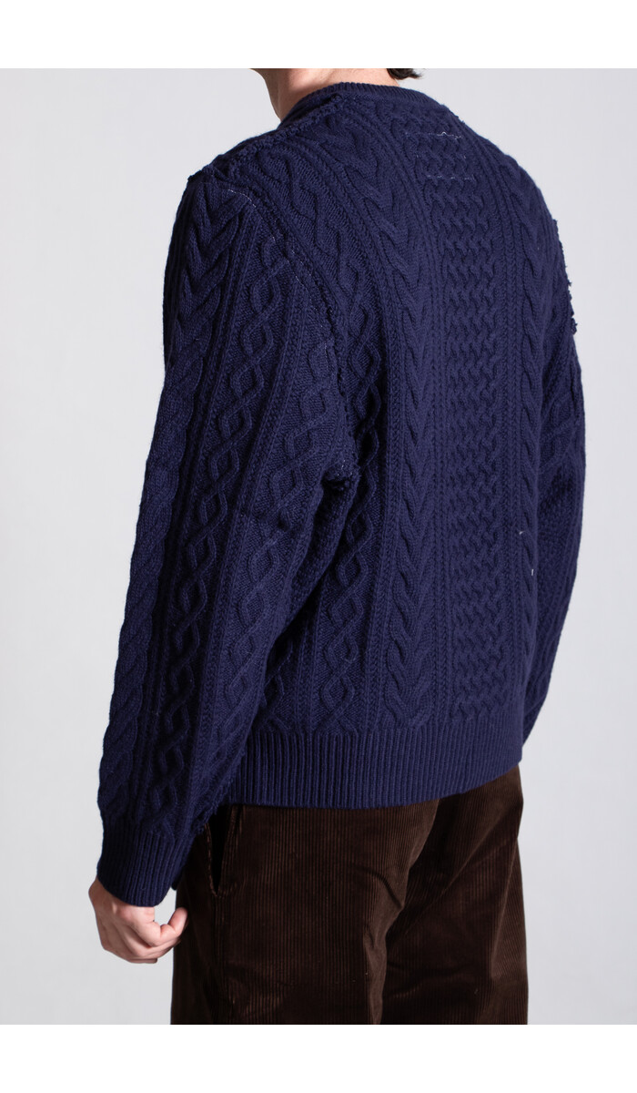 Camiel Fortgens Camiel Fortgens Sweater / Frankenstein Cable / Blueish Purple