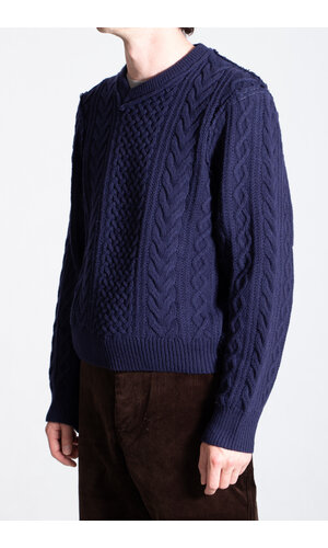 Camiel Fortgens Camiel Fortgens Sweater / Frankenstein Cable / Blueish Purple