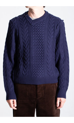 Camiel Fortgens Camiel Fortgens Sweater / Frankenstein Cable / Blueish Purple