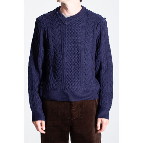 Camiel Fortgens Camiel Fortgens Sweater / Frankenstein Cable / Blueish Purple