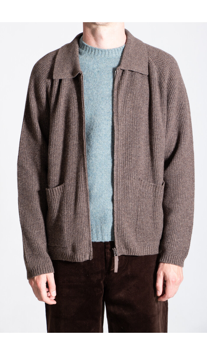 Universal Works Universal Works Vest / Zip Cardigan / Bruin