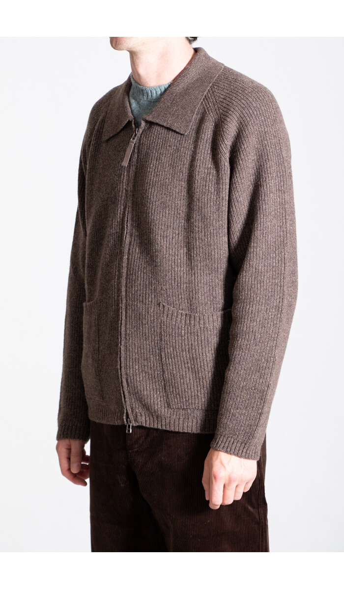 Universal Works Universal Works Vest / Zip Cardigan / Bruin