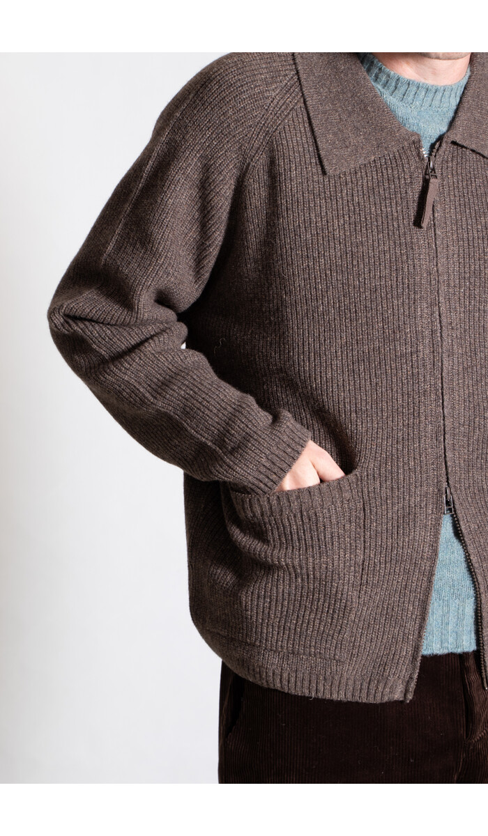 Universal Works Universal Works Vest / Zip Cardigan / Bruin