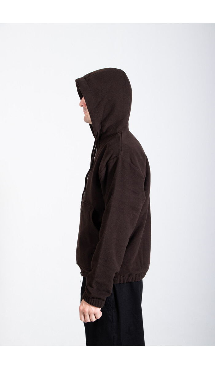 Parages Parages Vest / Bloom Wool Hooded / Choco
