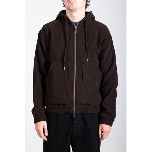 Parages Parages Vest / Bloom Wool Hooded / Choco