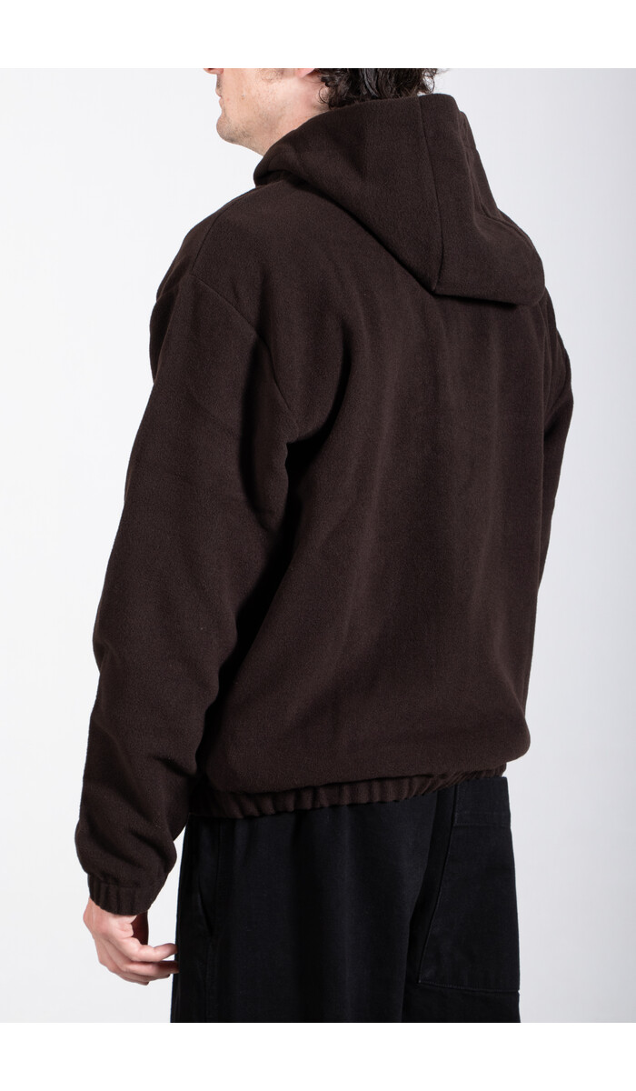 Parages Parages Vest / Bloom Wool Hooded / Choco