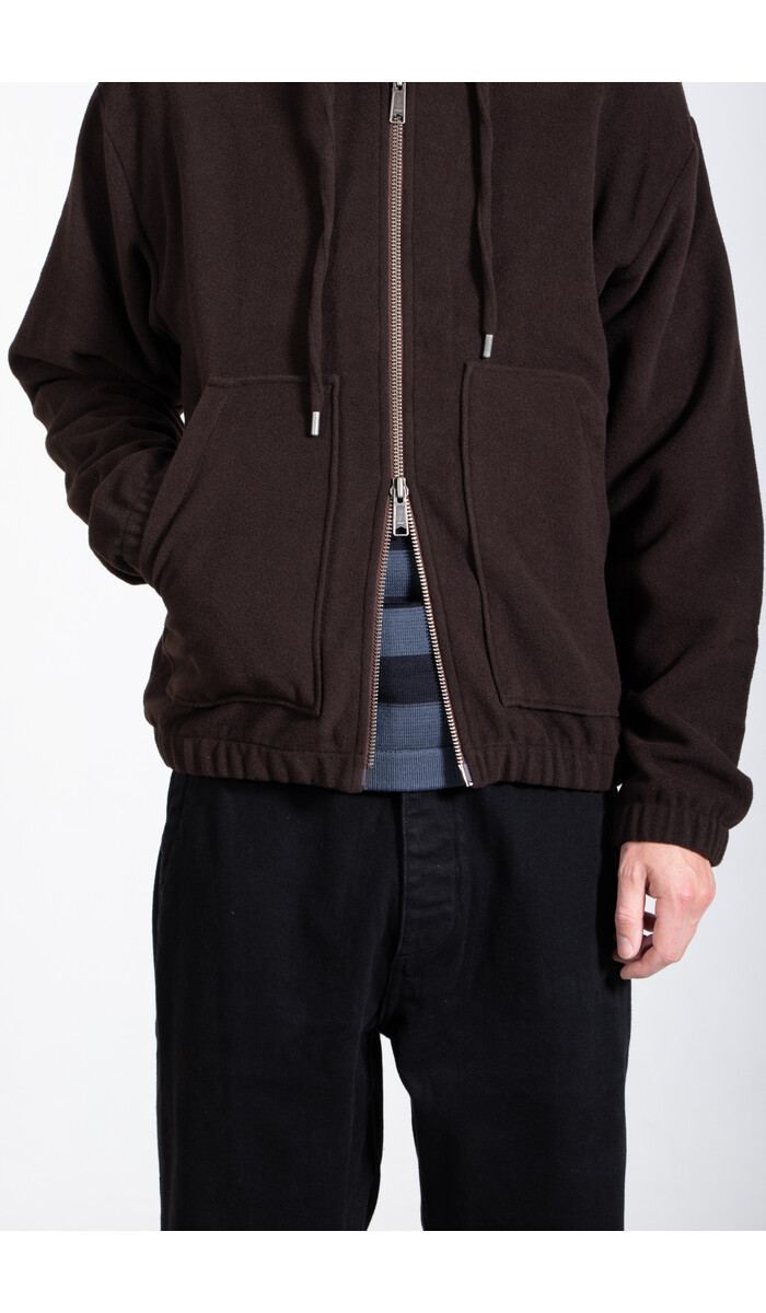 Parages Parages Vest / Bloom Wool Hooded / Choco