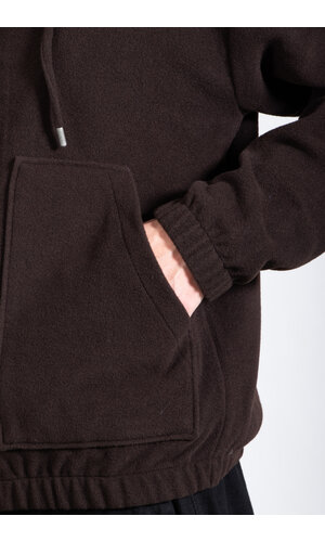 Parages Parages Vest / Bloom Wool Hooded / Choco