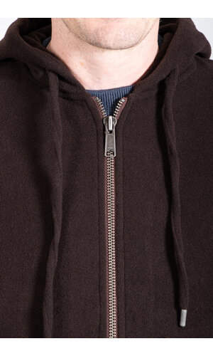 Parages Parages Vest / Bloom Wool Hooded / Choco