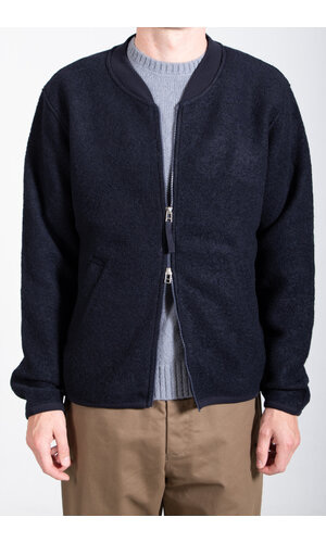 Universal Works Universal Works Vest / Zip Bomber / Navy