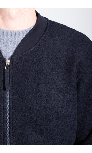 Universal Works Universal Works Vest / Zip Bomber / Navy