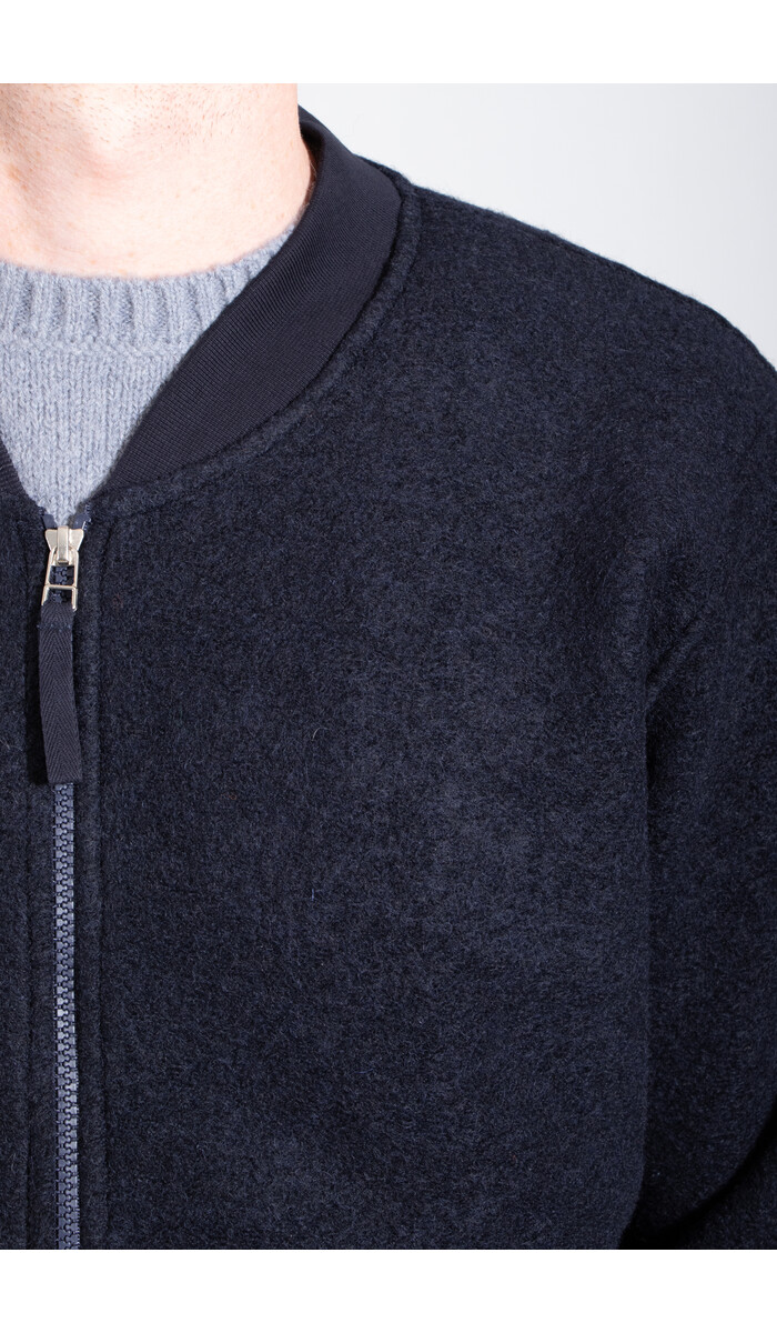 Universal Works Universal Works Vest / Zip Bomber / Navy
