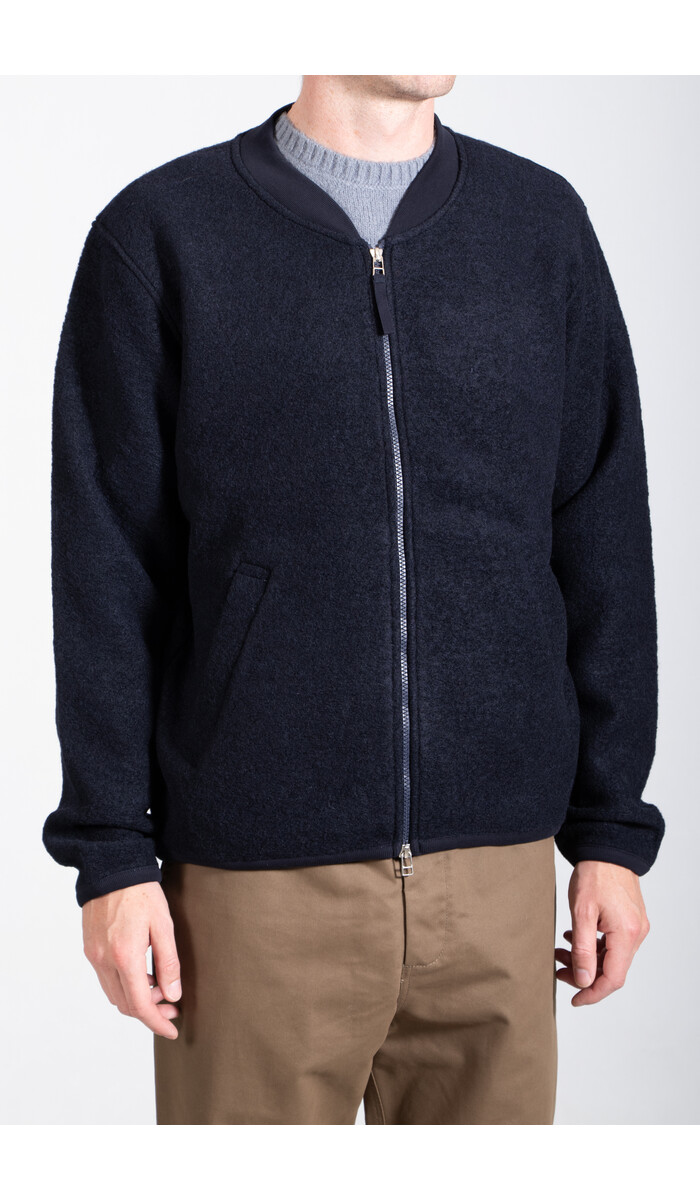 Universal Works Universal Works Vest / Zip Bomber / Navy