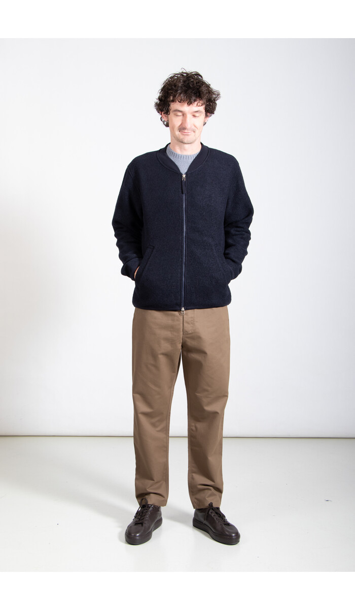 Universal Works Universal Works Vest / Zip Bomber / Navy