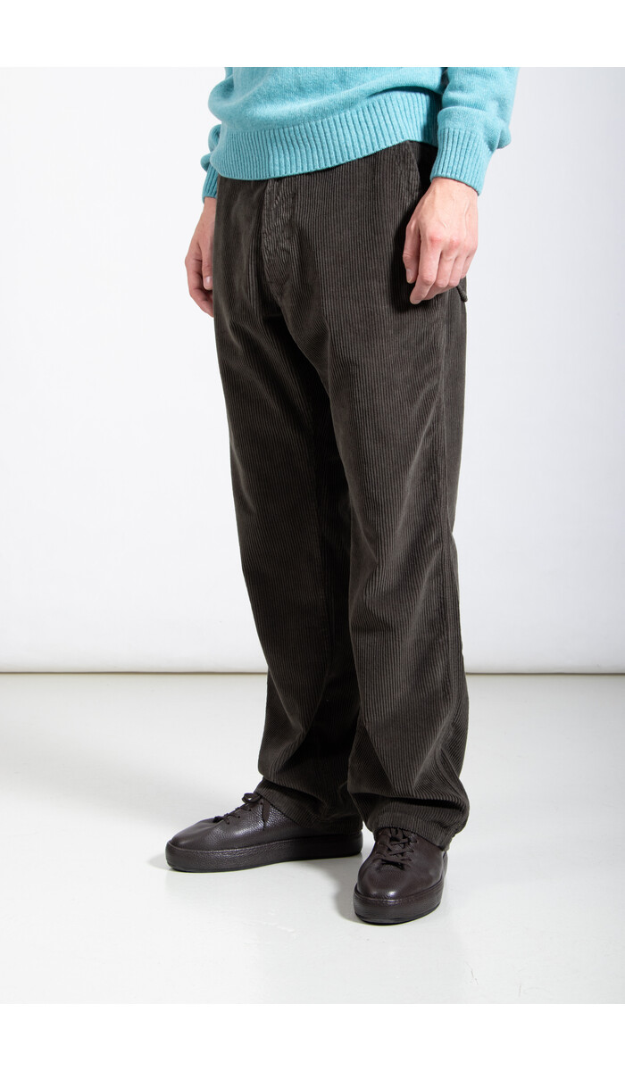 Parages Parages Trousers / Dock Cord Pants / Green Grey