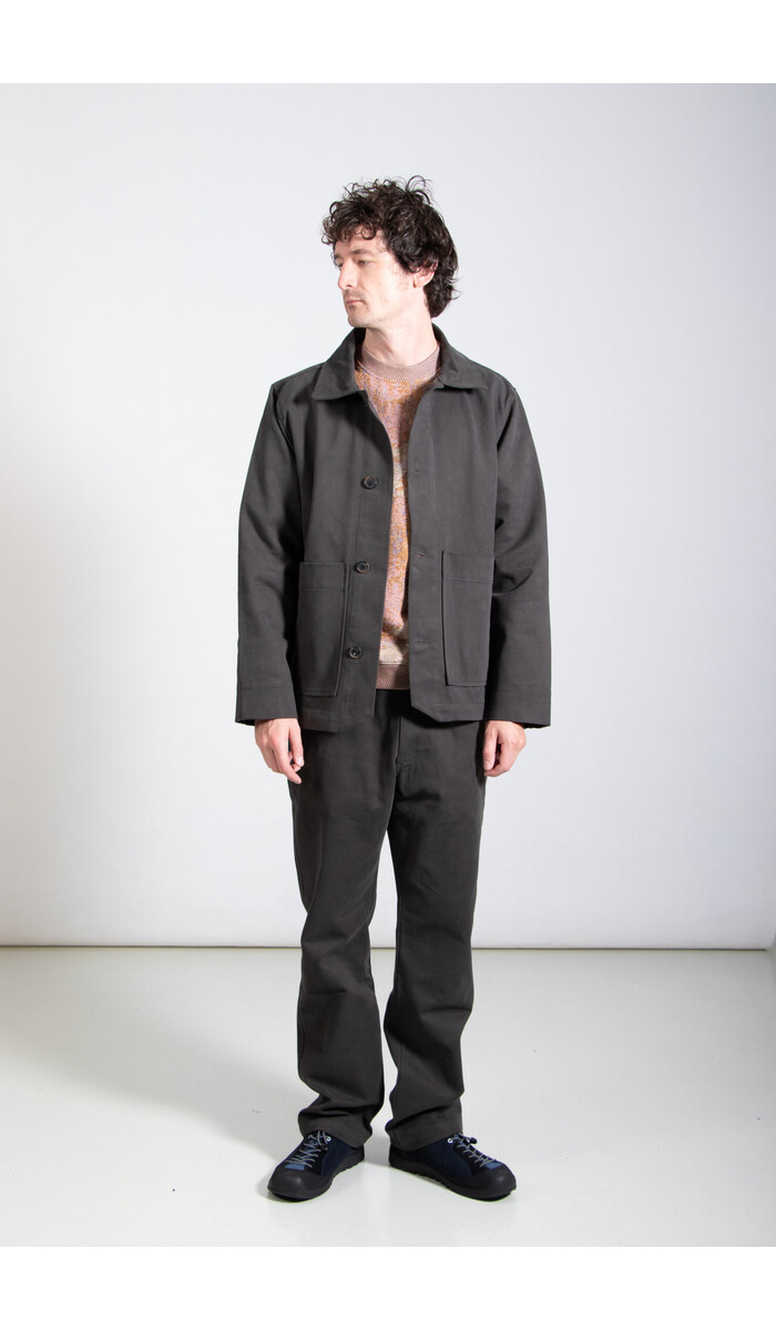 Parages Parages Jacket / Dubliner Twill / Green Grey
