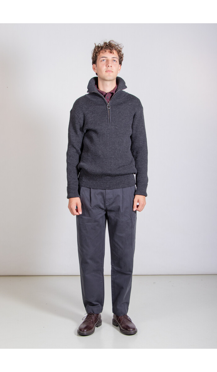 Parages Parages Pullover / Trucker Rib / Kohle
