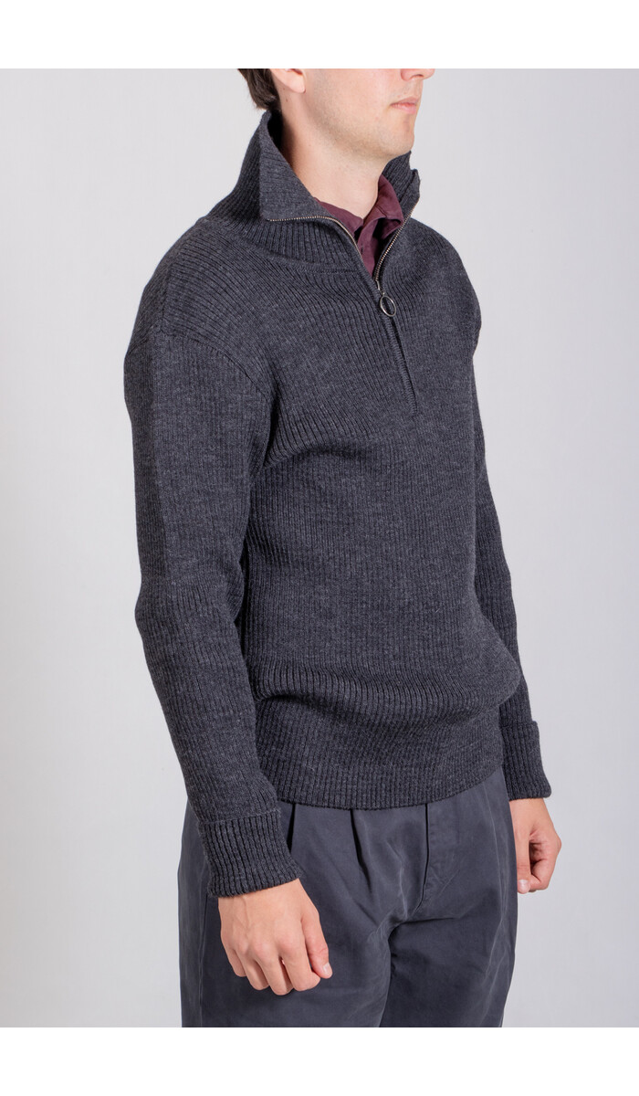 Parages Parages Pullover / Trucker Rib / Kohle