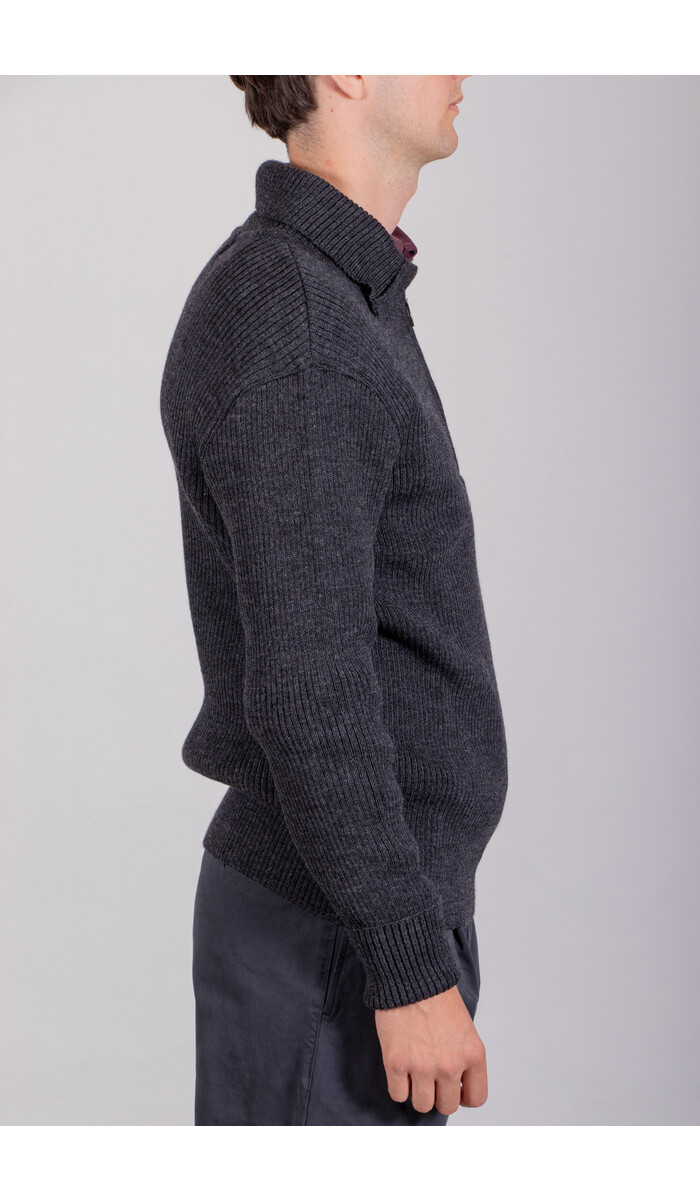 Parages Parages Pullover / Trucker Rib / Kohle