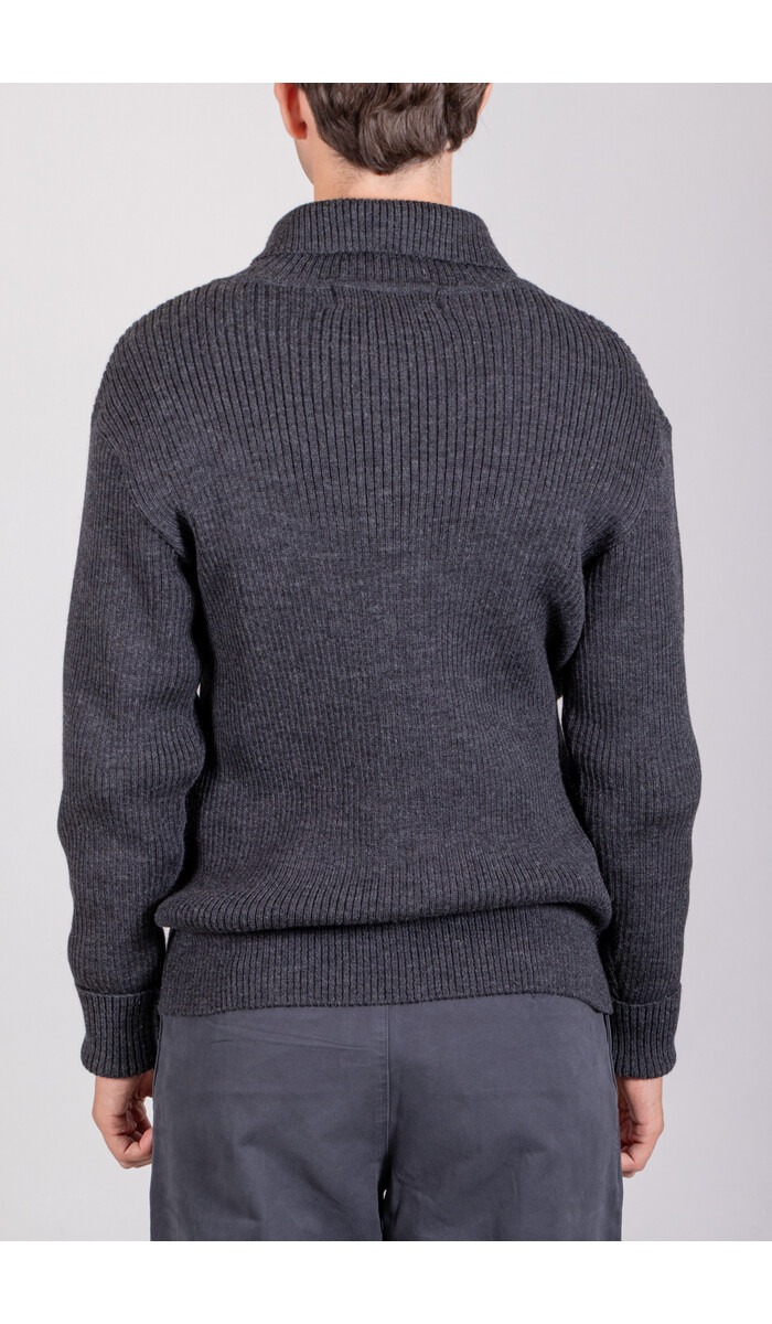 Parages Parages Pullover / Trucker Rib / Kohle