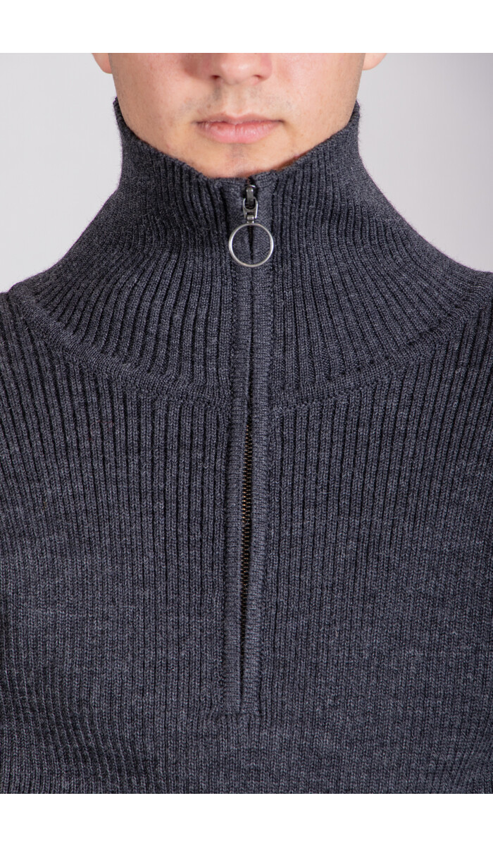 Parages Parages Pullover / Trucker Rib / Kohle