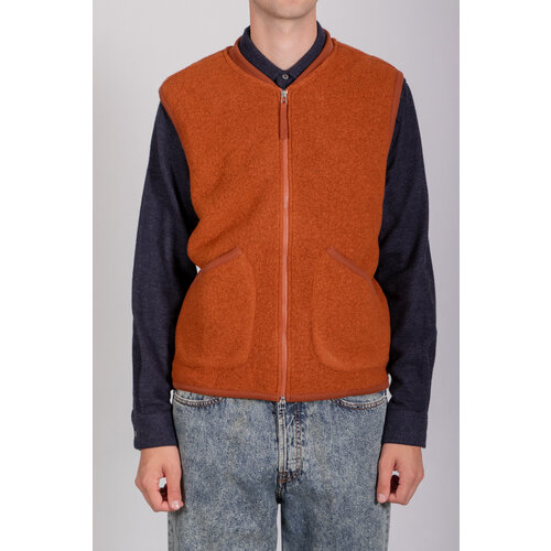 Universal Works Universal Works Vest / Zip Gilet / Rost Universal Works Universal Works Vest / Zip Gilet / Rost