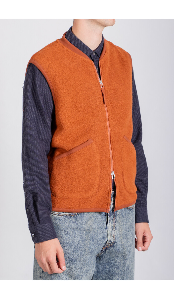 Universal Works Universal Works Vest / Zip Gilet / Rost