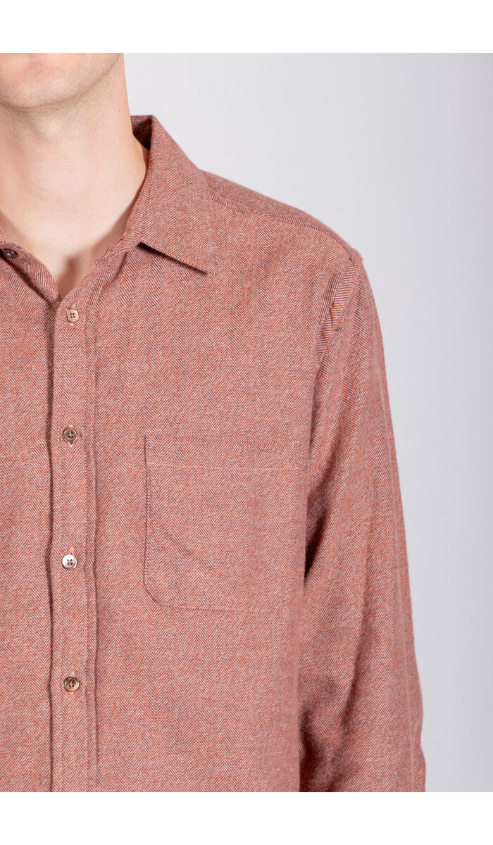 Portuguese Flannel Portuguese Flannel Overhemd / Espiga / Klei