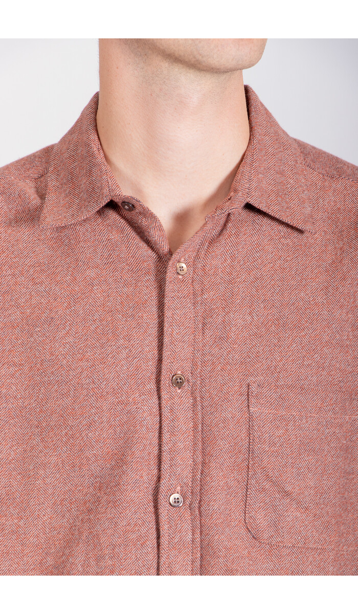 Portuguese Flannel Portuguese Flannel Overhemd / Espiga / Klei