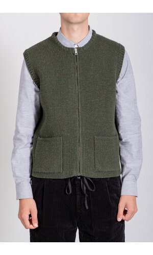 Casa Isaac Casa Isaac Vest / Zip Vest / Green