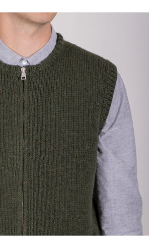 Casa Isaac Casa Isaac Vest / Zip Vest / Green