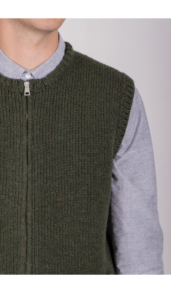 Casa Isaac Casa Isaac Vest / Zip Vest / Green