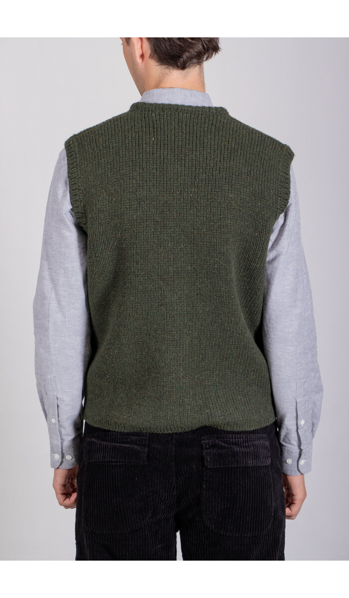 Casa Isaac Casa Isaac Vest / Zip Vest / Green