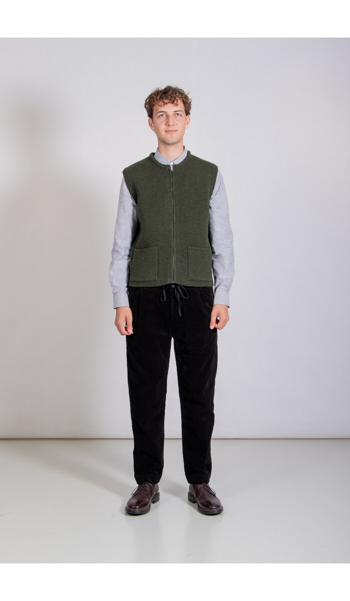 Casa Isaac Casa Isaac Vest / Zip Vest / Green