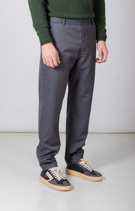 Universal Works Universal Works Hose / Military Chino / Graue Maus Universal Works Universal Works Hose / Military Chino / Graue Maus