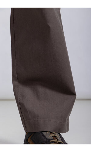 Rough Side Rough Side Broek / Box Pleat Pants / Houtskool Rough Side Rough Side Broek / Box Pleat Pants / Houtskool