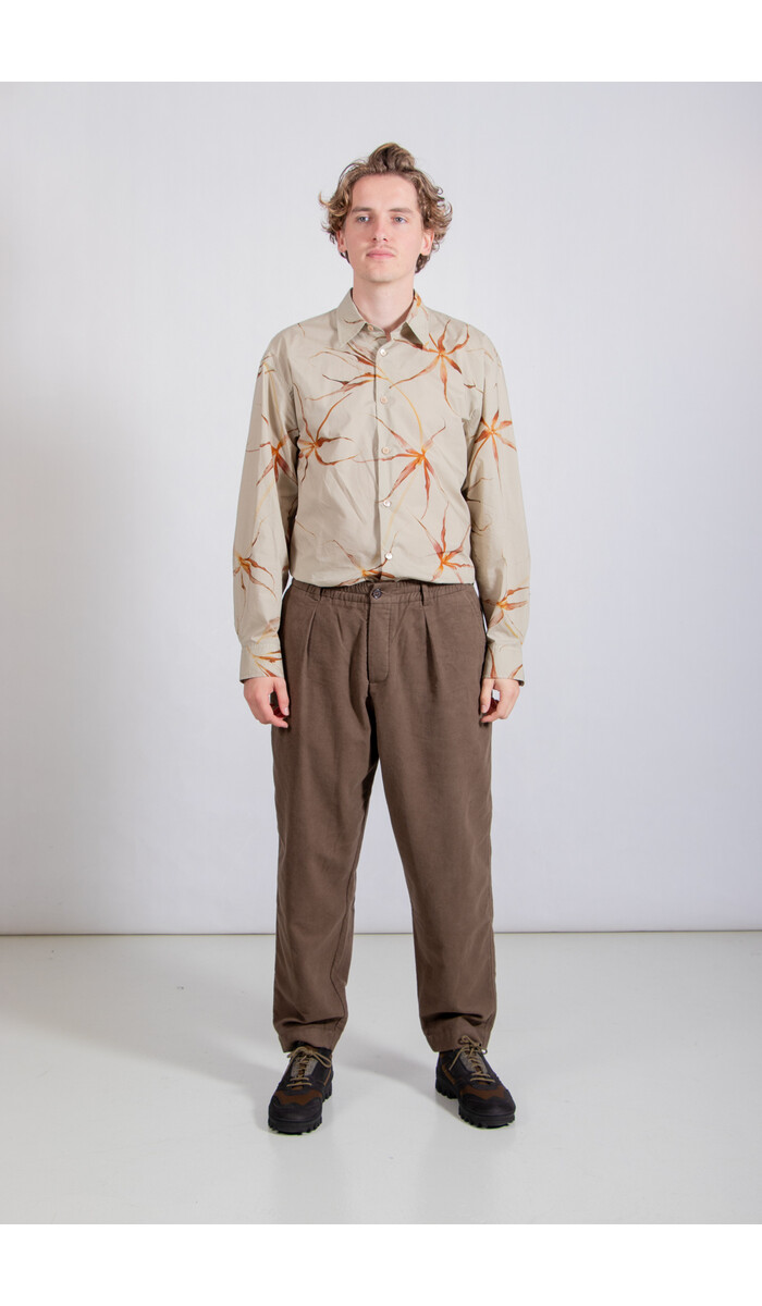 Universal Works Universal Works Hose / Pleated Track / Khaki