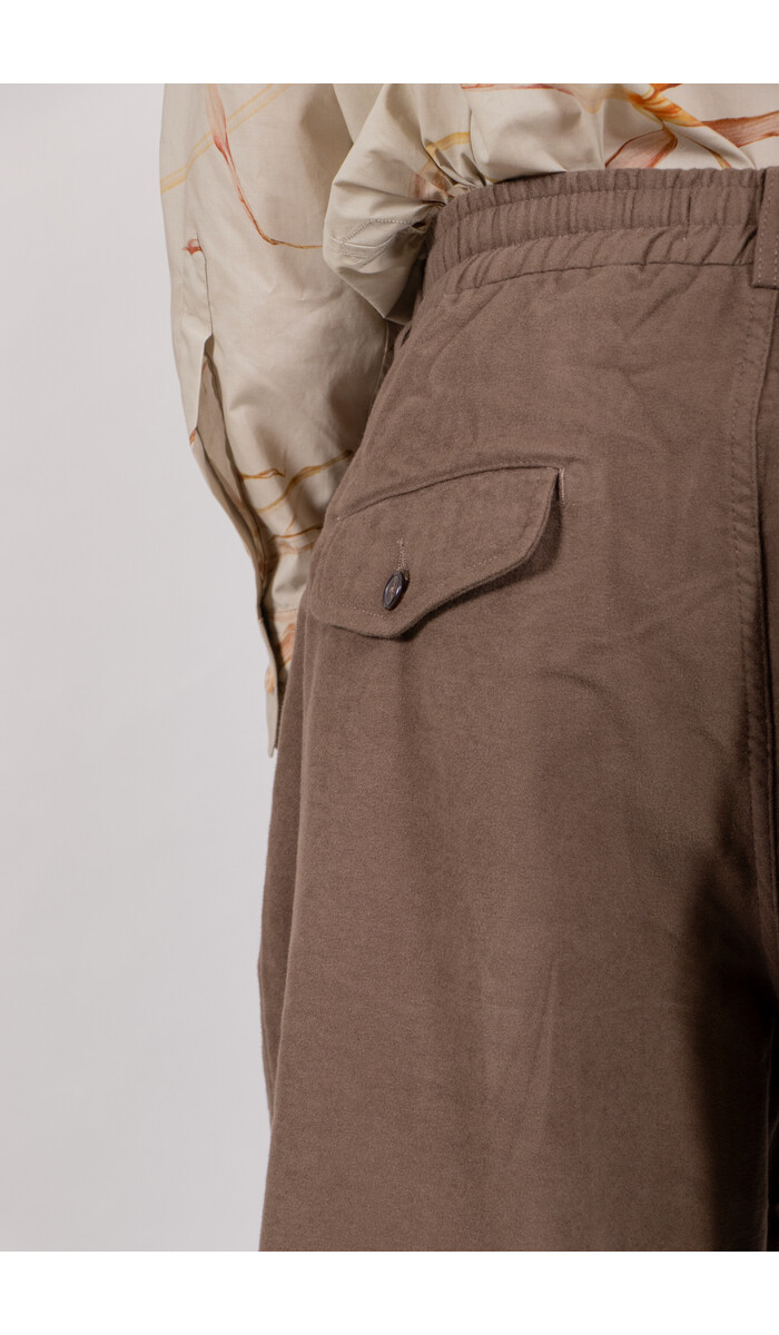 Universal Works Universal Works Hose / Pleated Track / Khaki
