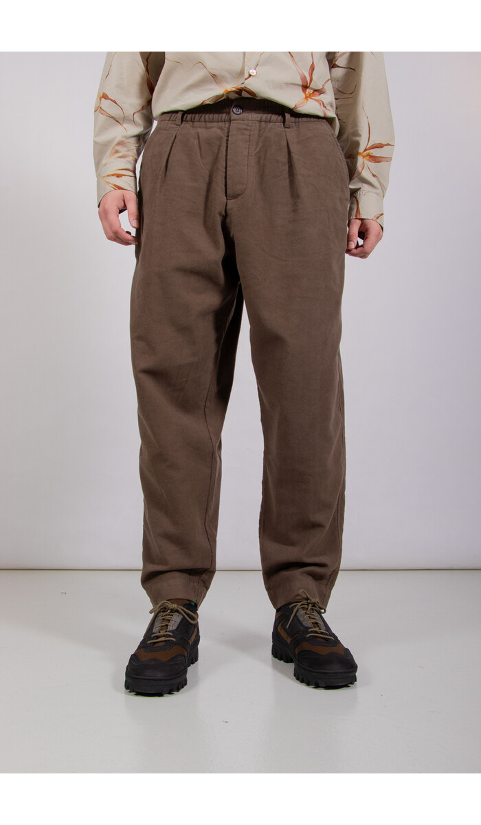 Universal Works Universal Works Hose / Pleated Track / Khaki