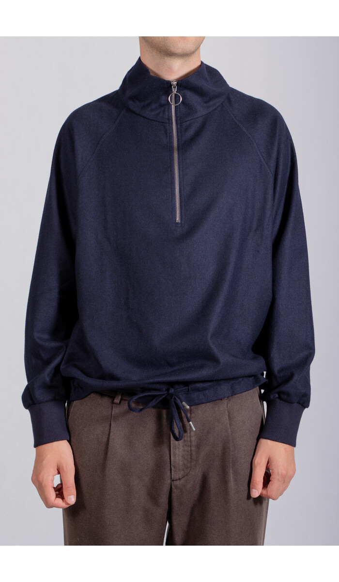 Parages Parages Weste / Battle Wool Sweater / Navy